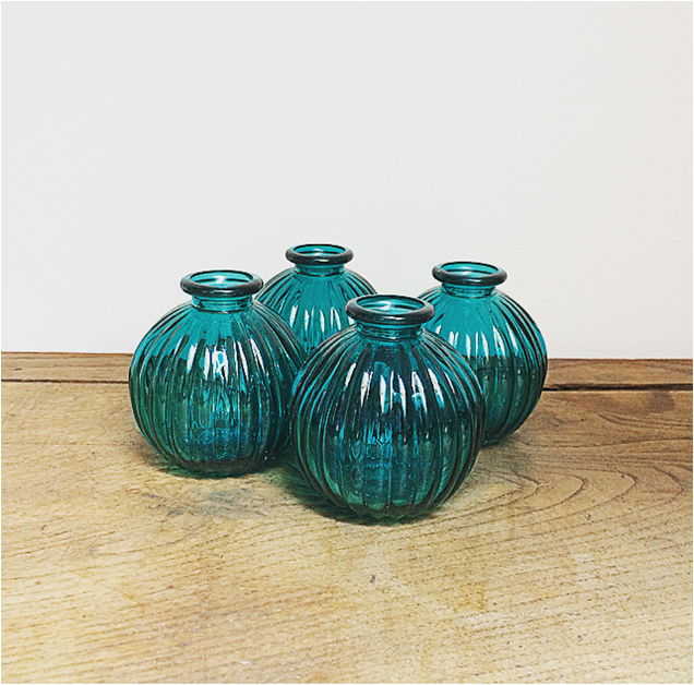 Soliflore Boule Turquoise
