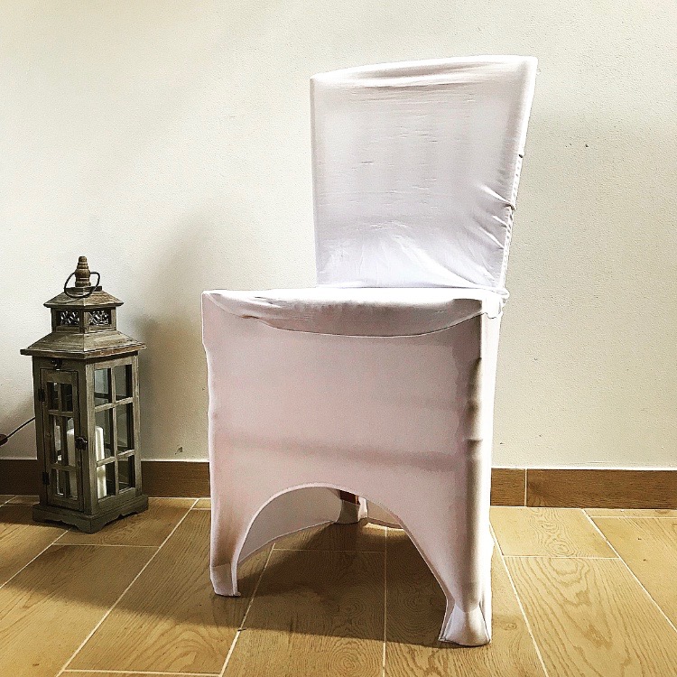 Housse de chaise blanche