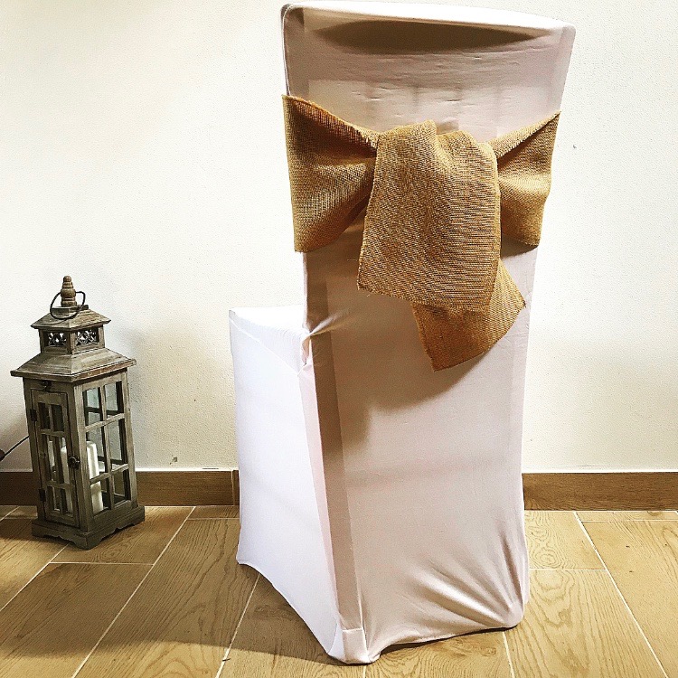 Noeud en toile de jute