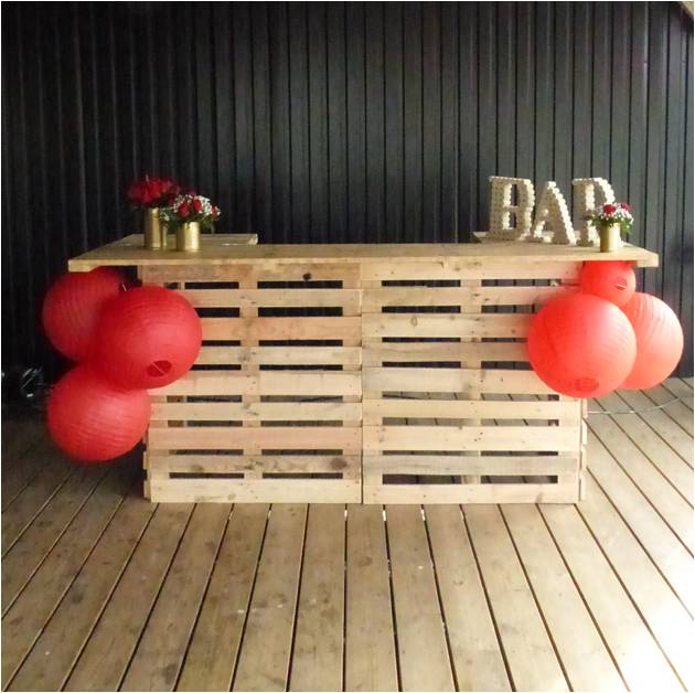 Bar en palette