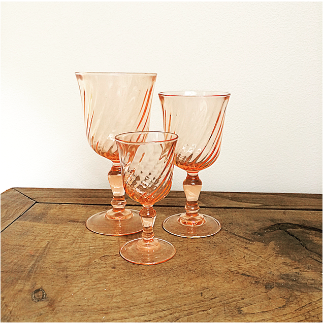 Atelier d'Hiris verre rosé