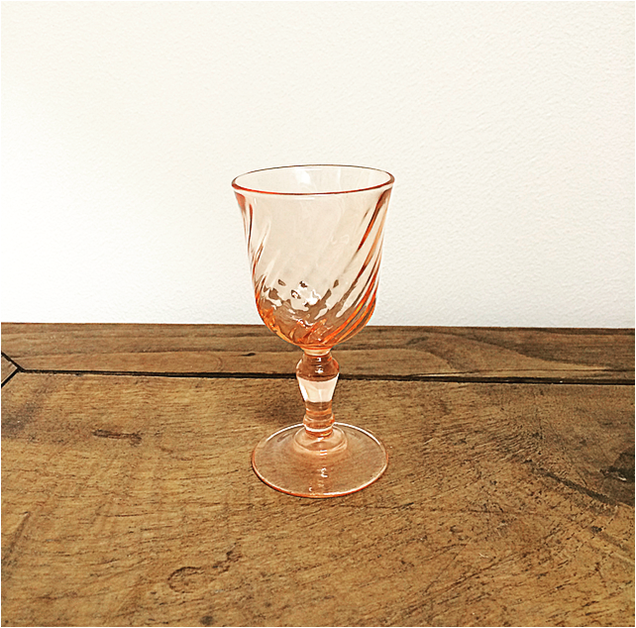 verres rosés PM