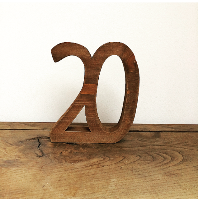 Numéros De Table En Bois 1 à 20 – Design Hexagonal, Base Incluse, Pour Mariage, Fête, Restaurant (lot De 20)