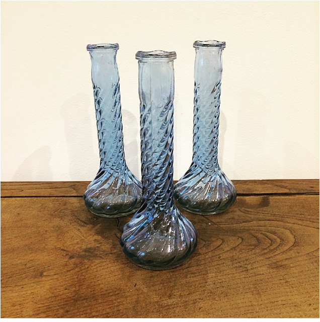 Vase Bleuté