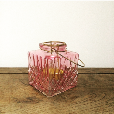 Photophore Transparent Rose