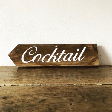 Panneau cocktail gauche