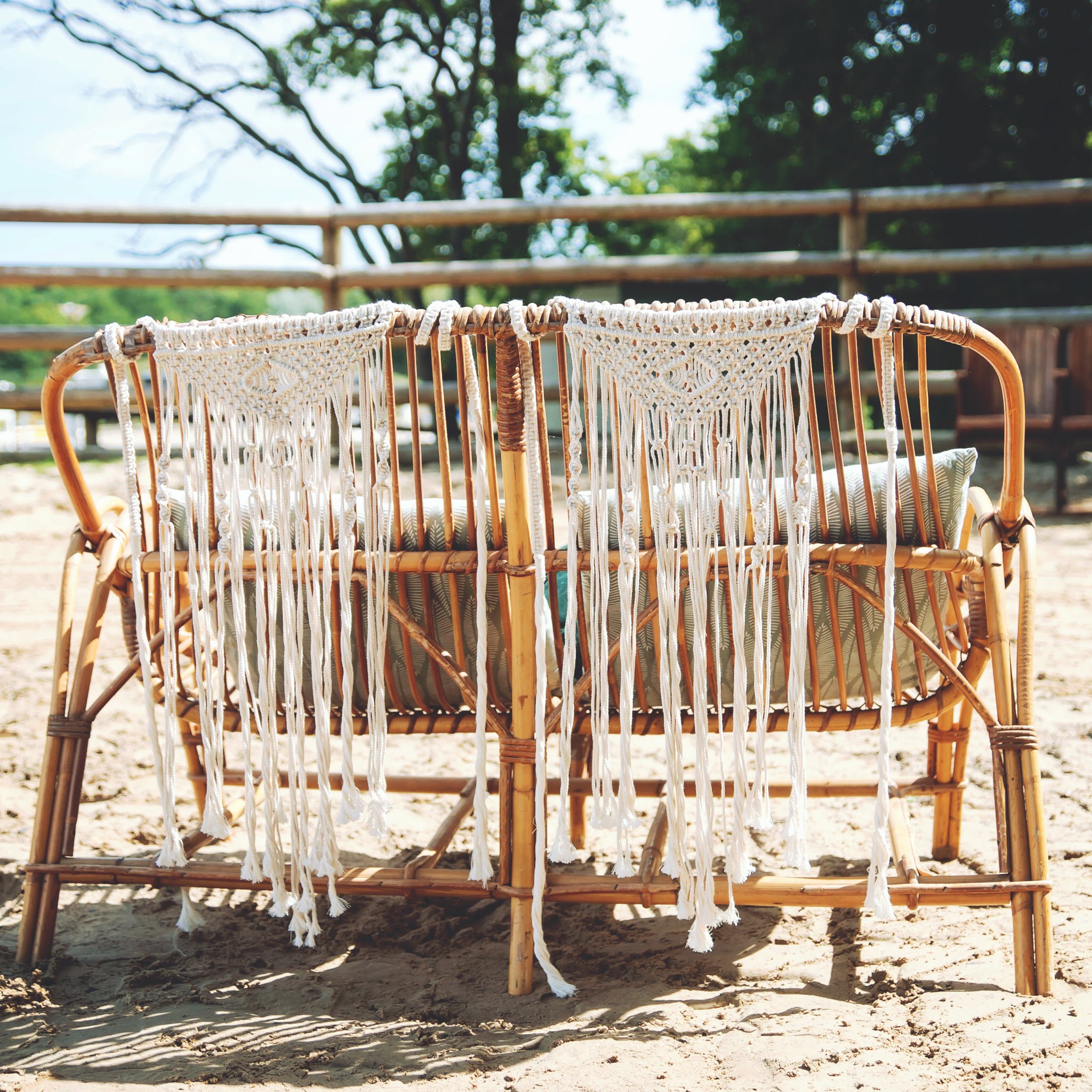 Fauteuil Macramé Suspendu - Atelier Macramé