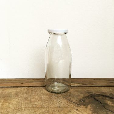 Bouteille de lait en verre