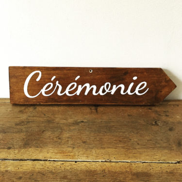 Panneau "Cérémonie" droite