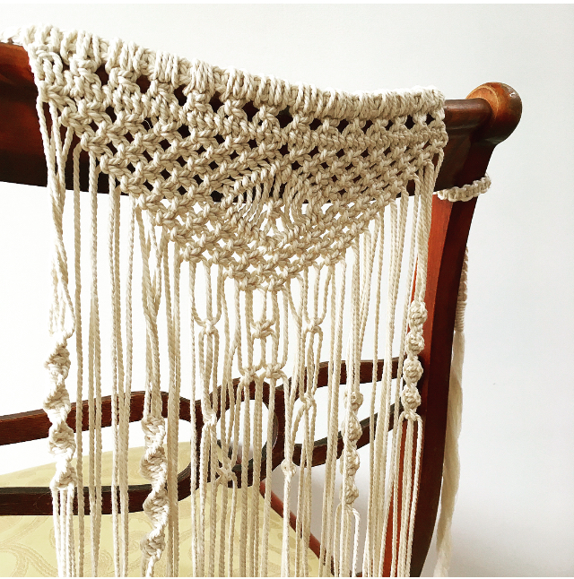 Duo Décor De Chaise Macramé