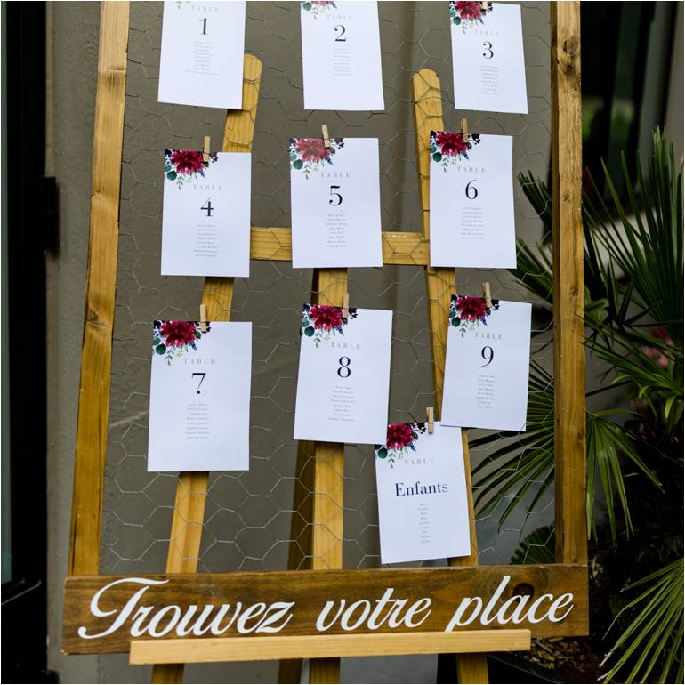 Cadre Grillage de Poule - Plan de Table - Mariage Champêtre