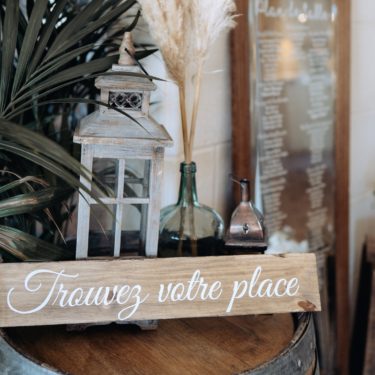 Lanterne PM Panneau "Trouvez votre place"