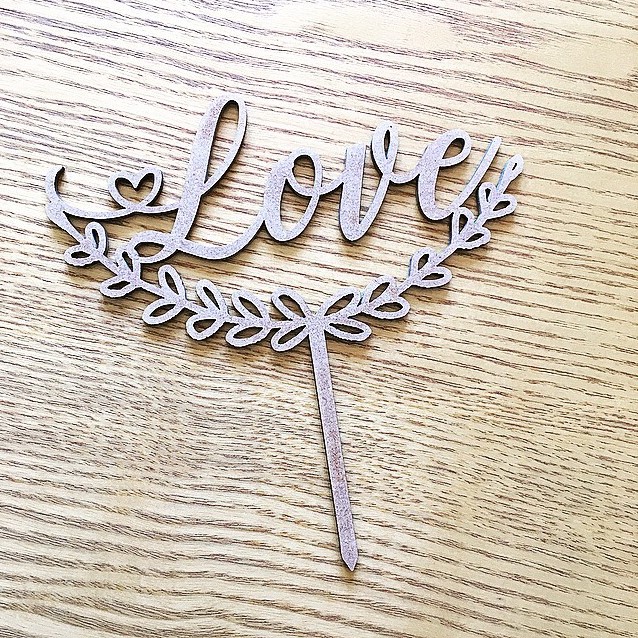 Cake Topper Love