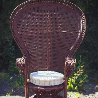 Fauteuil Emmanuelle Marron