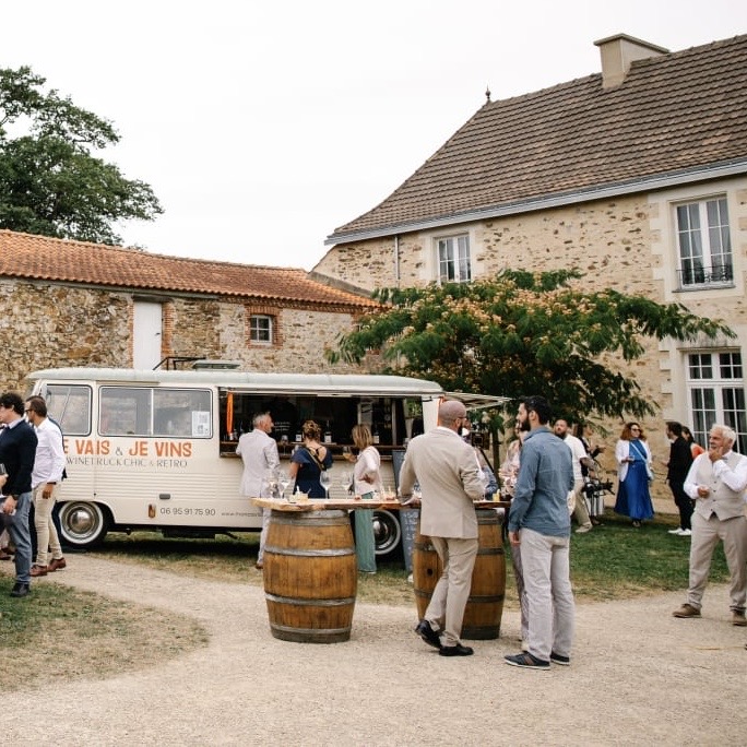 Bar avec Tonneaux Tonneau Vintage