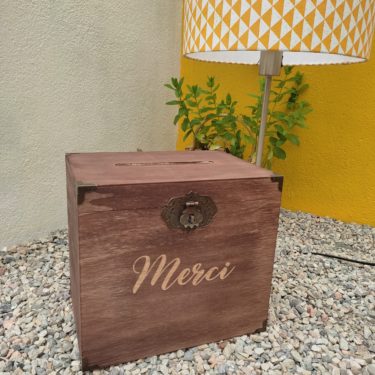 Urne en Bois GM Merci