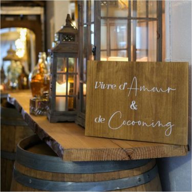 Panneau "Vivre d'amour et de cocooning"