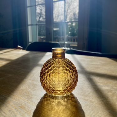 Soliflore Boule Vintage Fumé