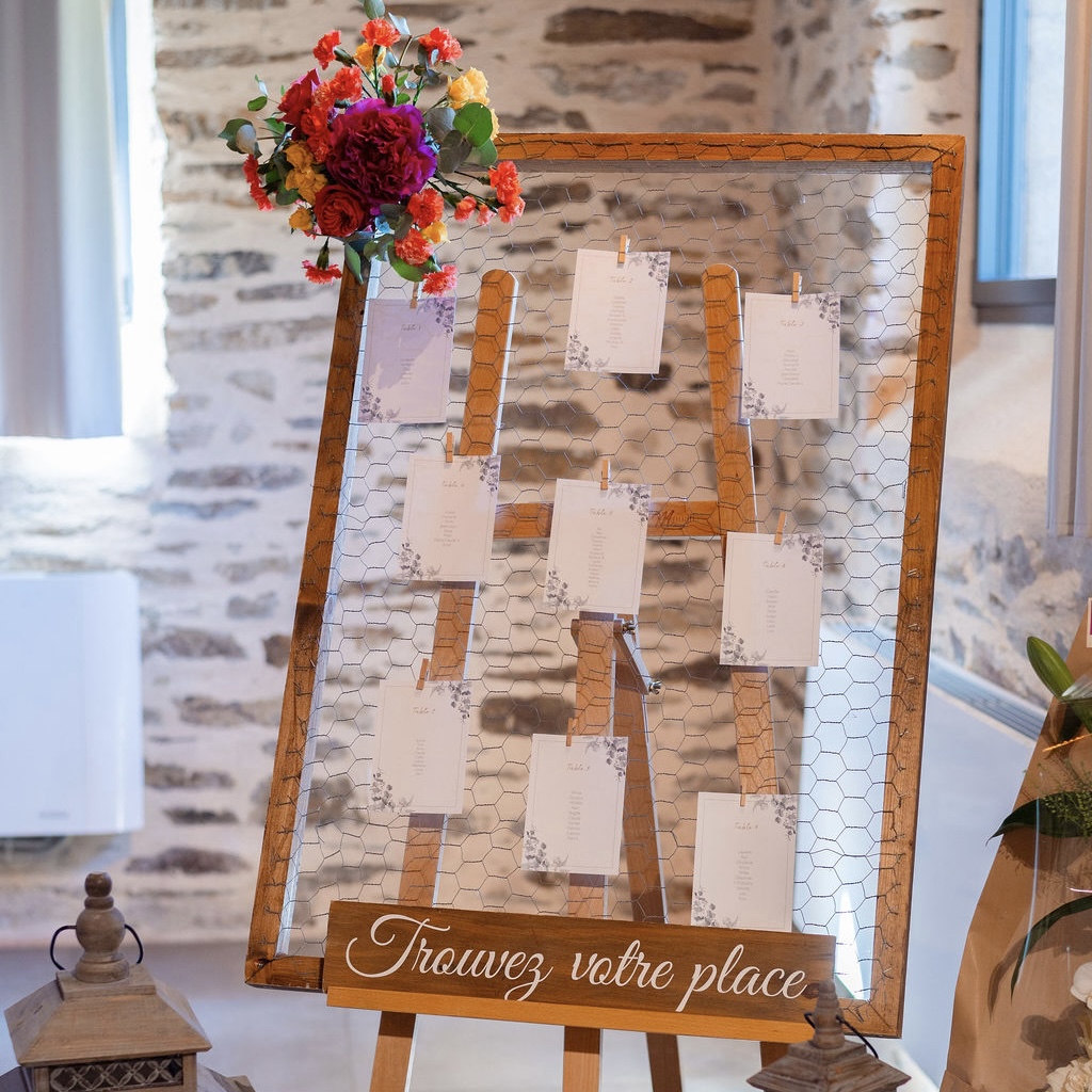 Plan de Table Grillage