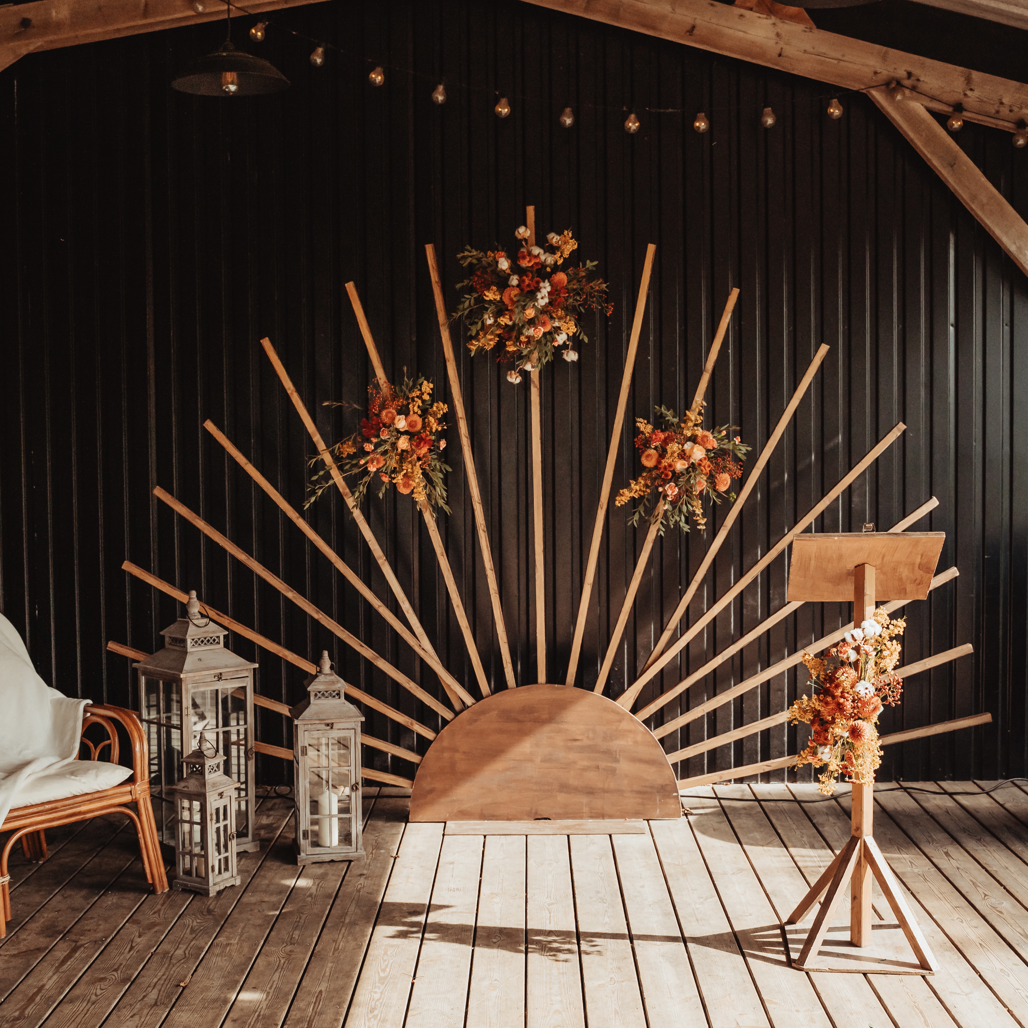 Arche Eventail Arc en Ciel