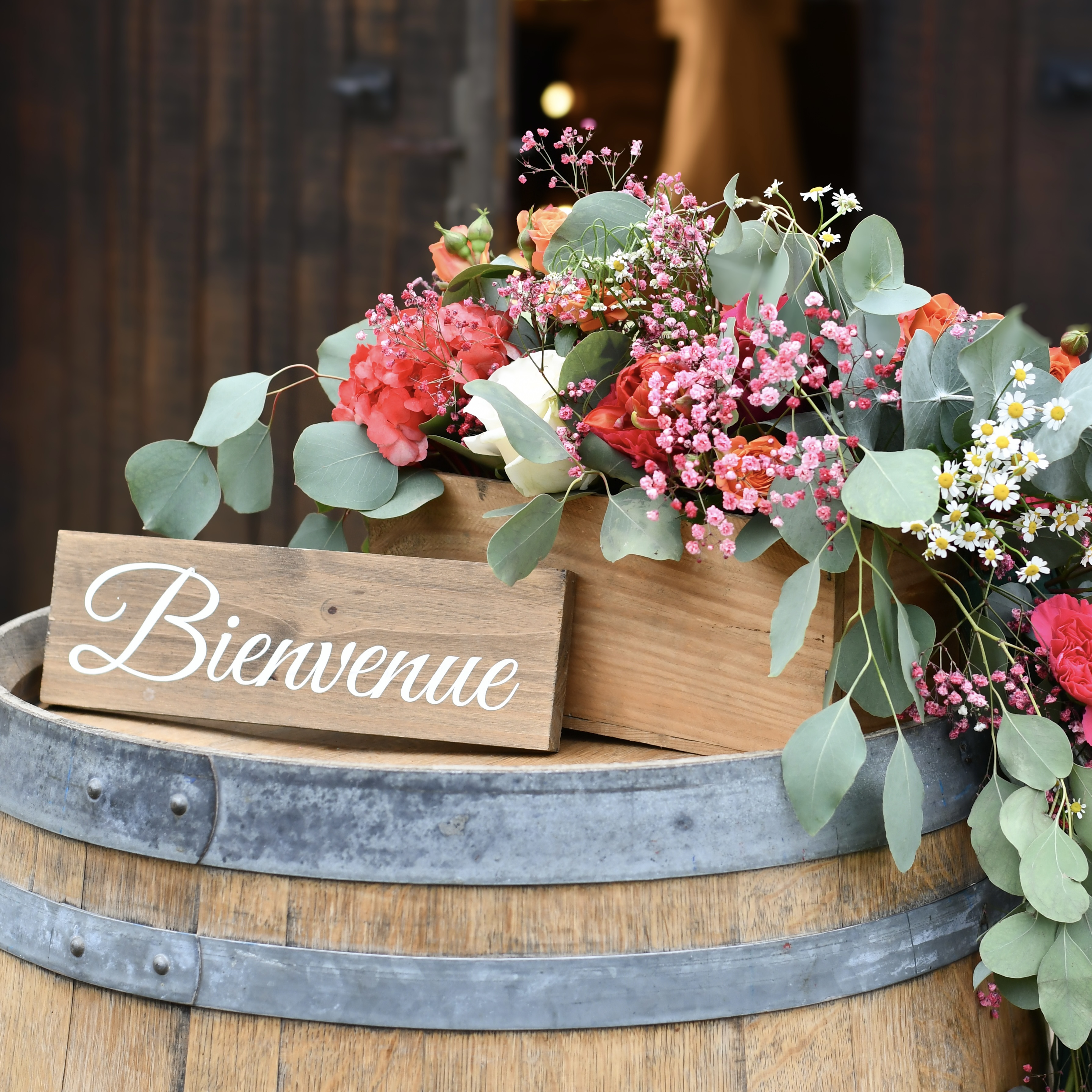 Tonneau Vintage Panneau 