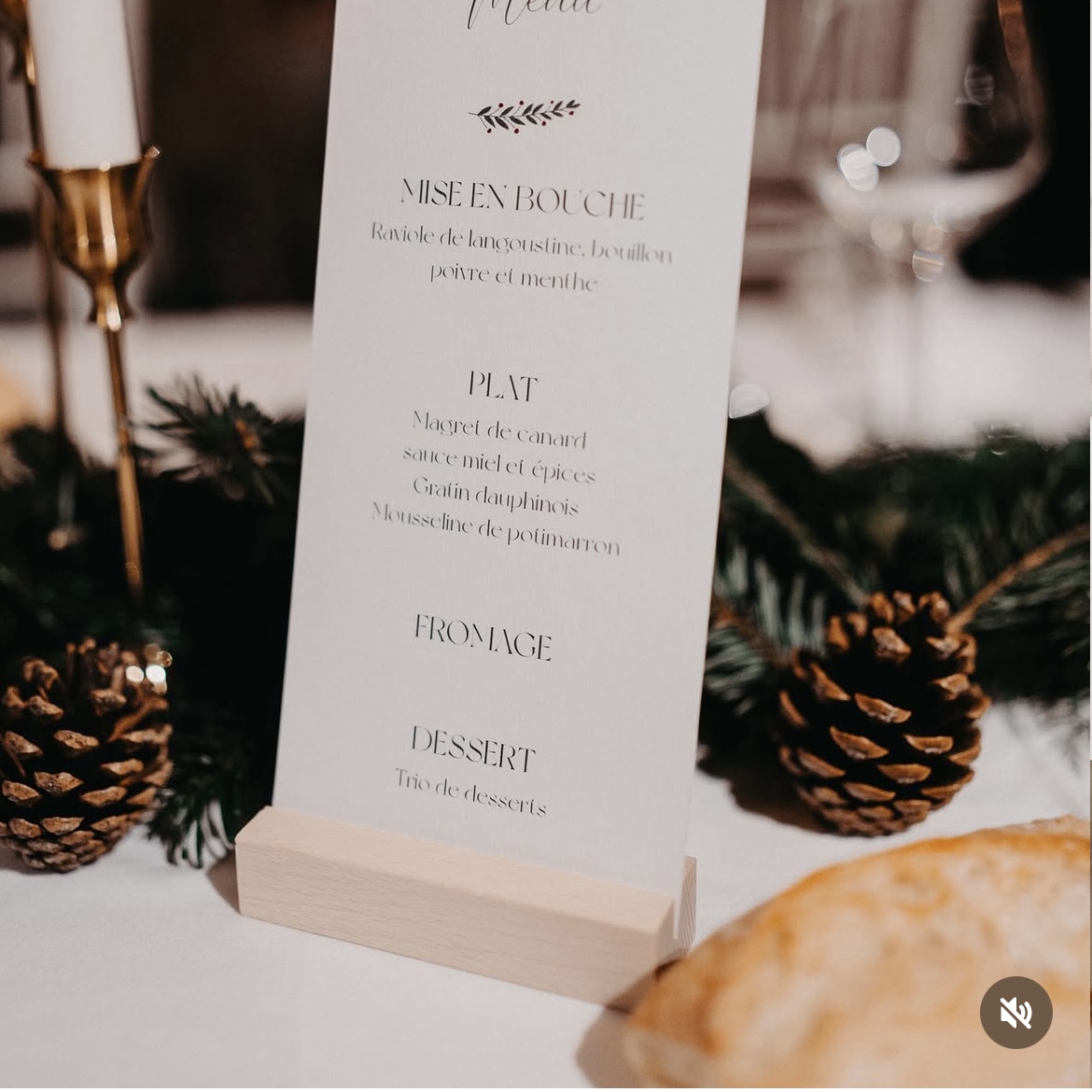 Bloc Bois Menu Clair