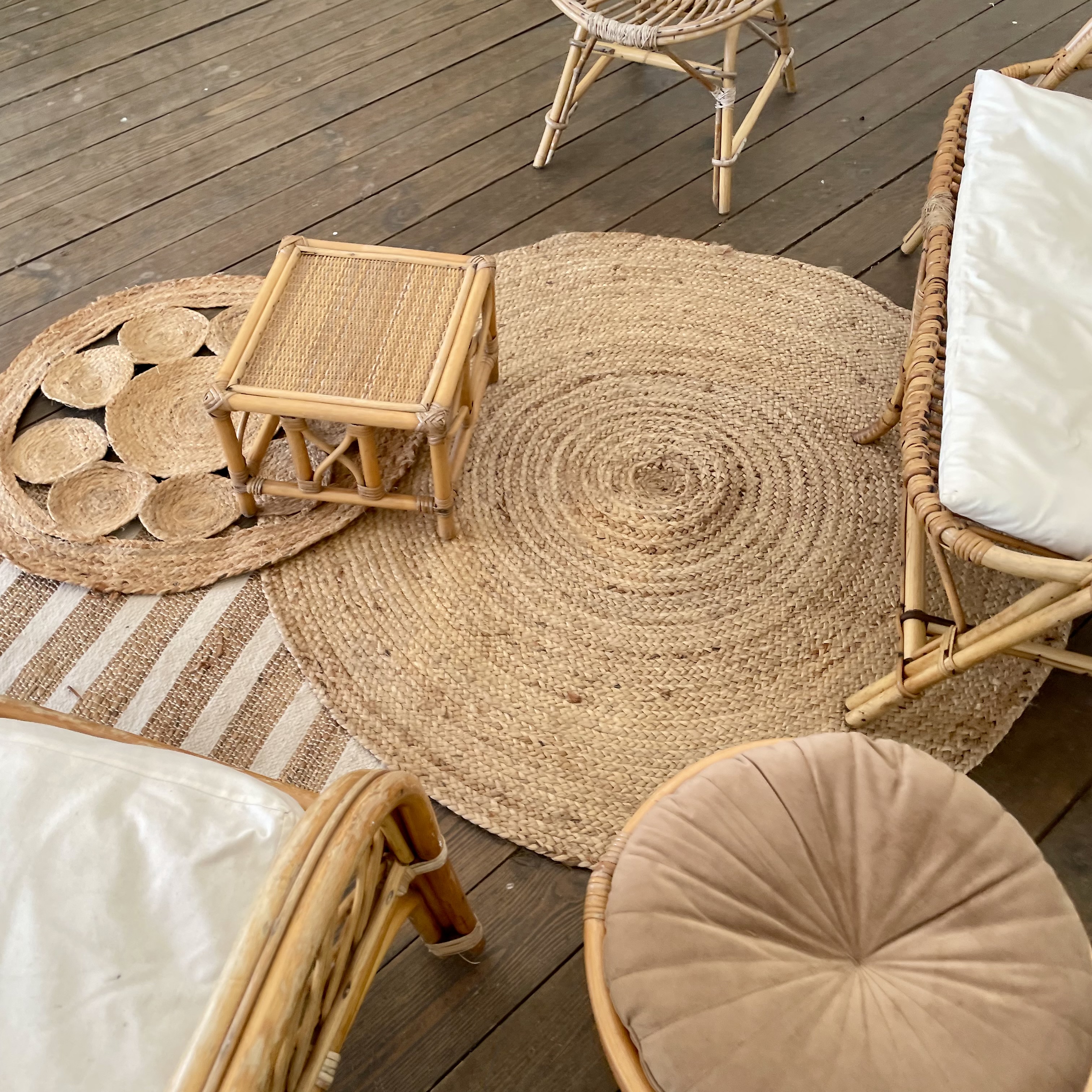 Tapis Rond Jute 135cm